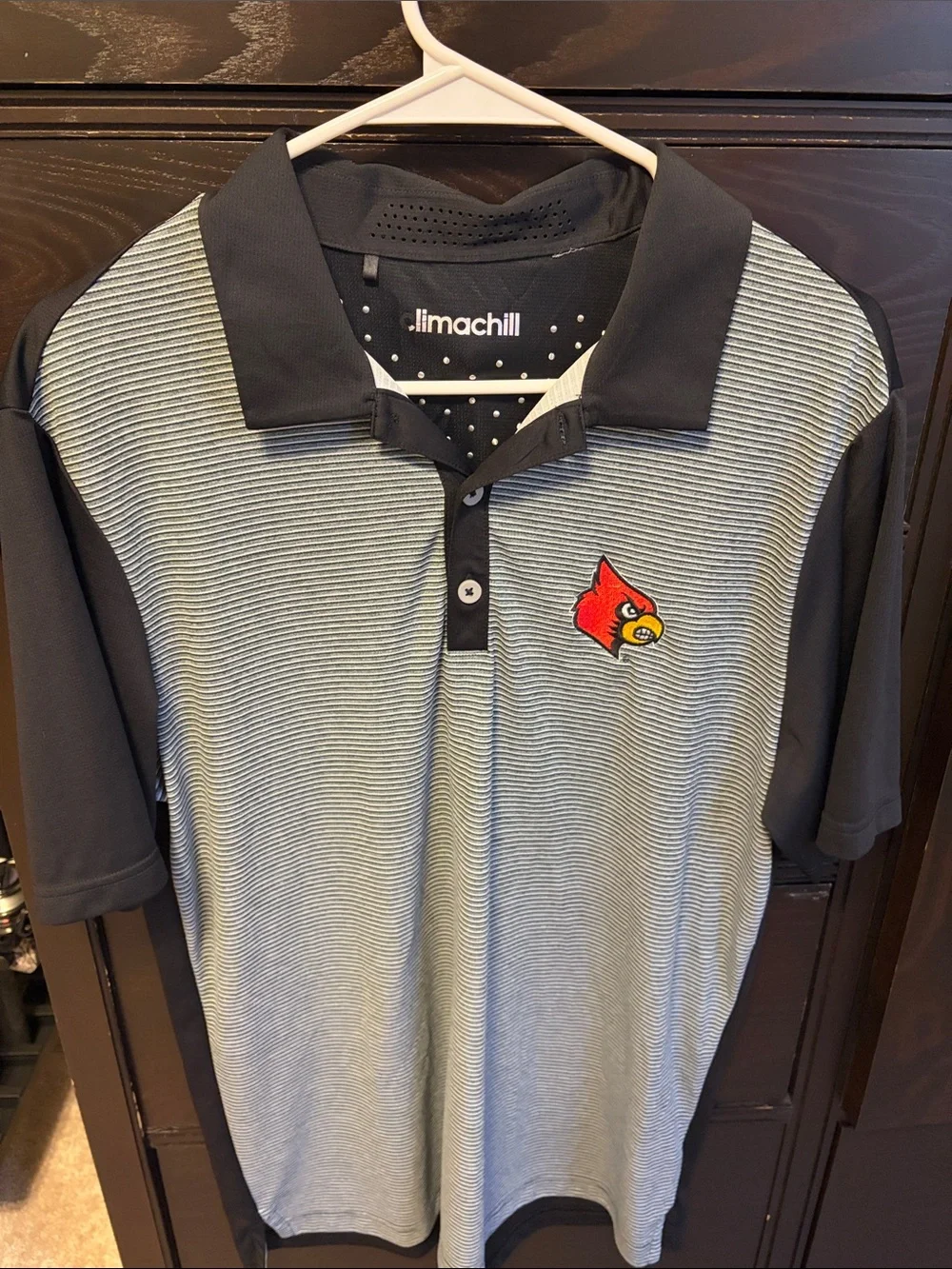 Louisville Cardinals Adidas Polo